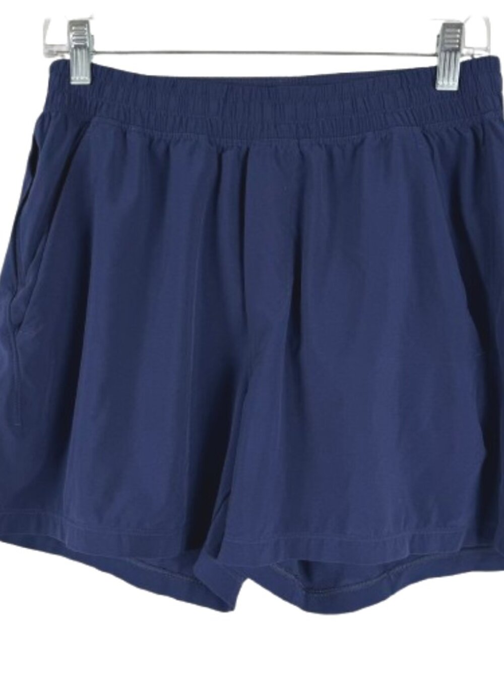 Lululemon Pace Breaker Linerless Short 5" Mens Medium Blue Solid SS-2408